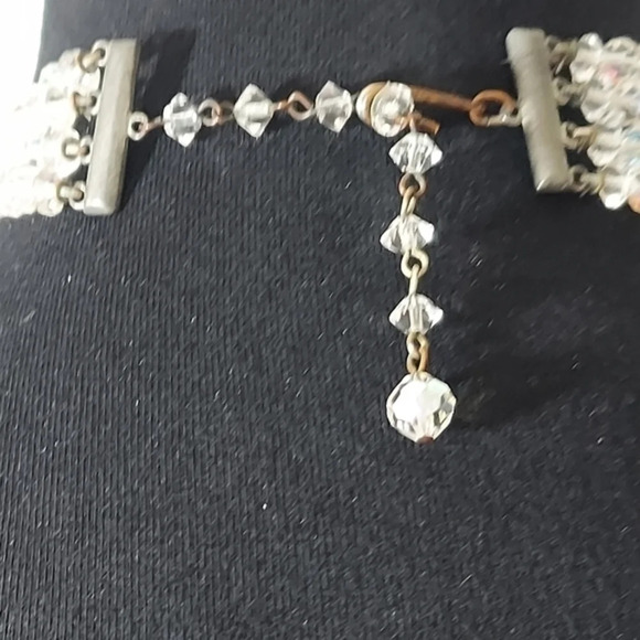 Vintage Aurora Borealis 4 Strand Necklace - Picture 3 of 11